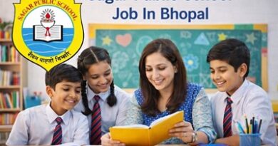 Sagar Public School Job In Bhopal
