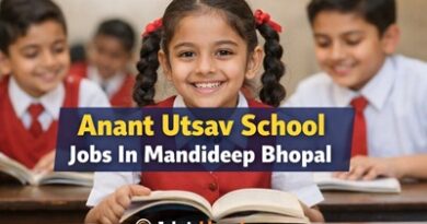 Anant Utsav School Jobs In Mandideep Bhopal