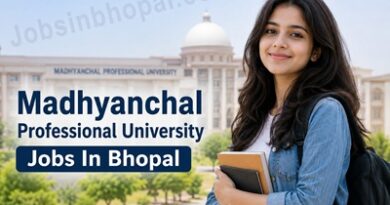Madhyanchal Professional University Jobs In Bhopal